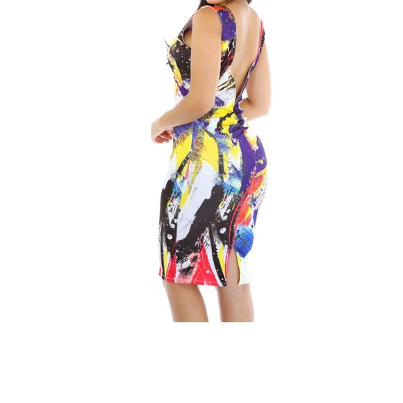 DaVinci | Colorful Sheath Dress - Picture 2 of 3
